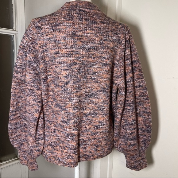 MADEWELL Space-Dyed Eaton Puff-Sleeve Pullover Sweater XXL - Picture 4 of 5